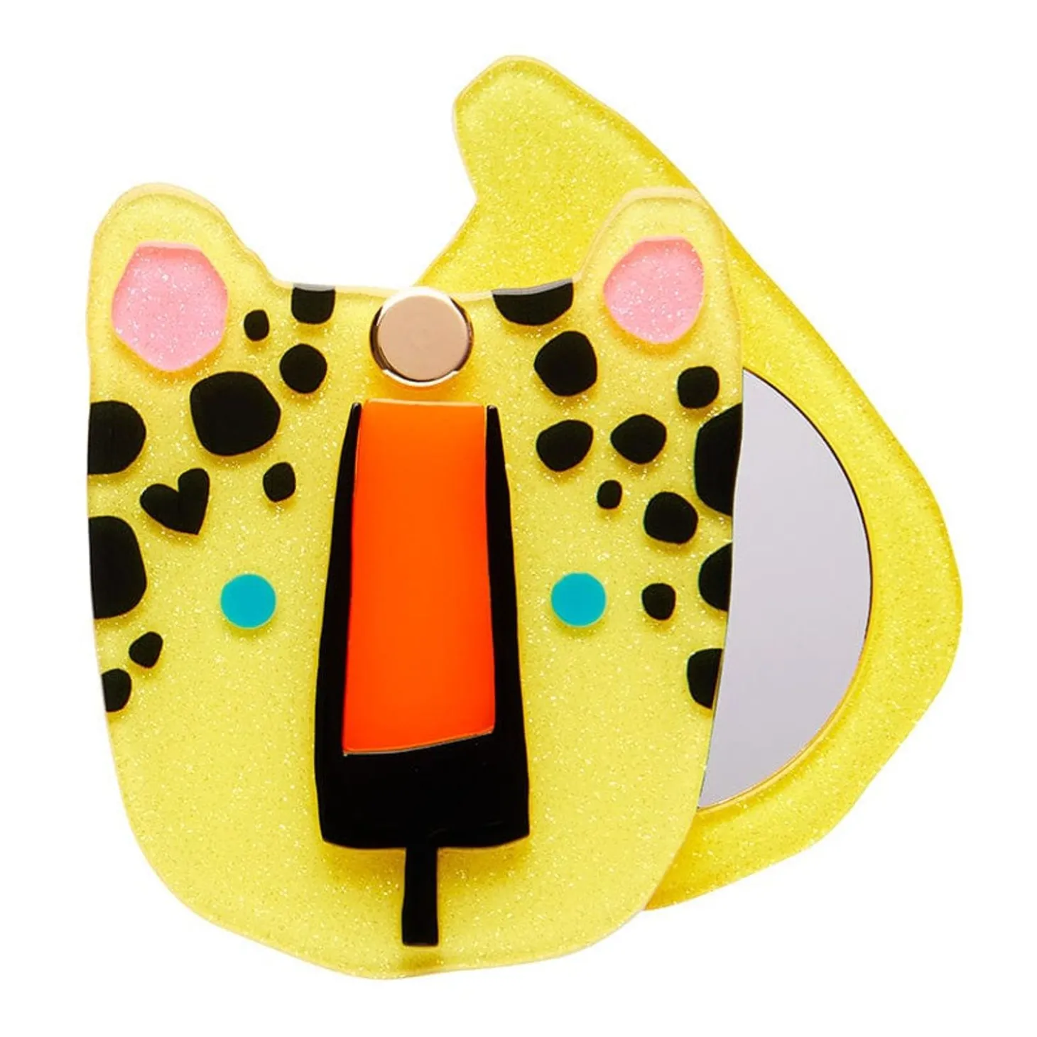 Leo The Leopard Mirror Compact