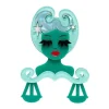 Libra The Learned Brooch