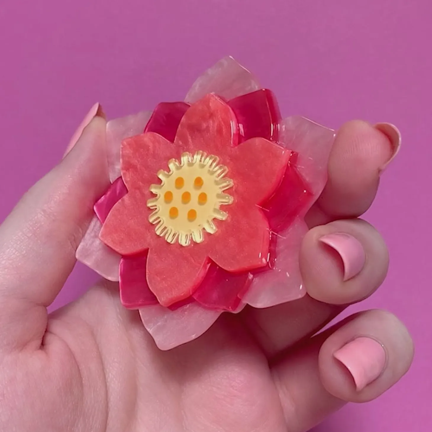 Lotus Rising Brooch