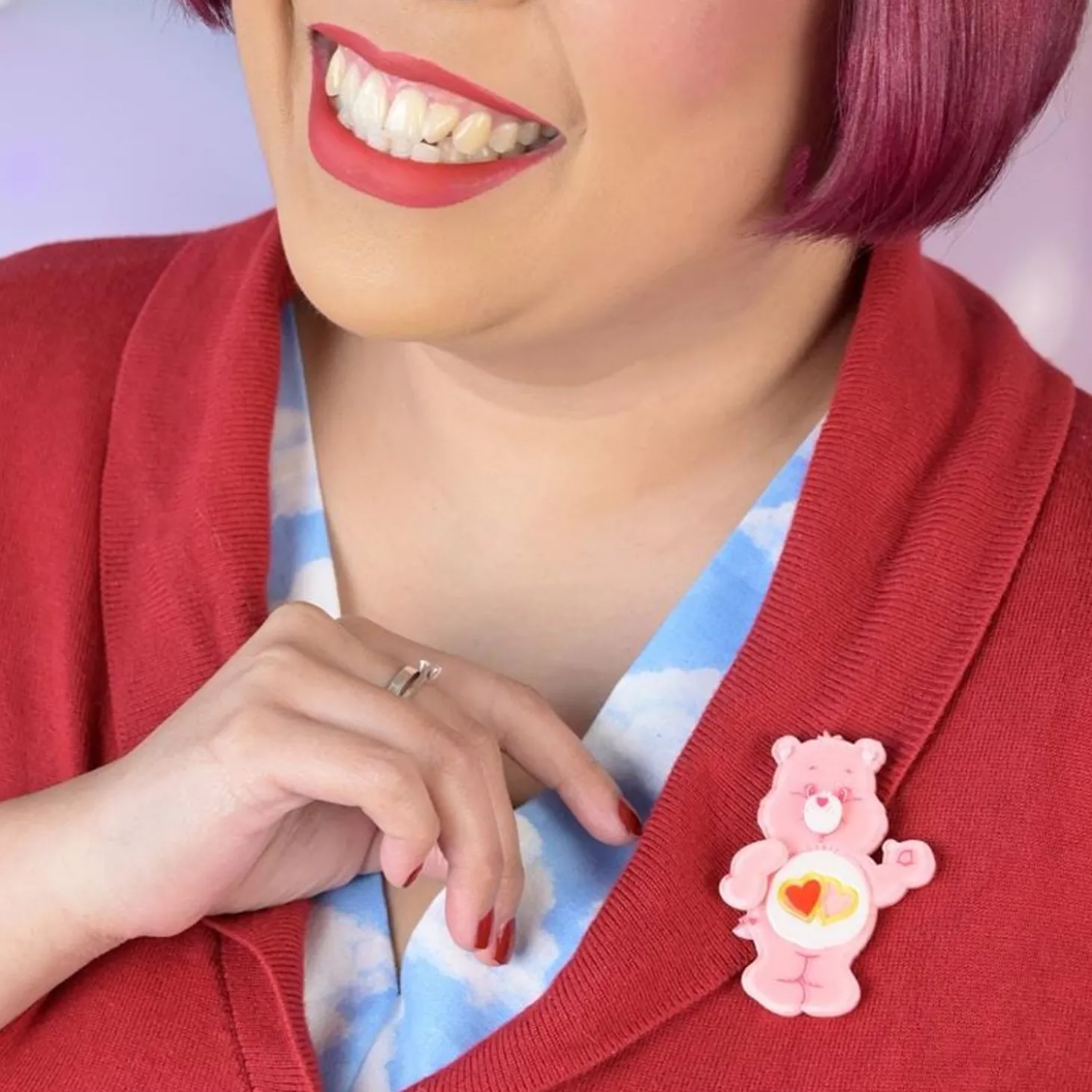 Love-A-Lot Bear Brooch