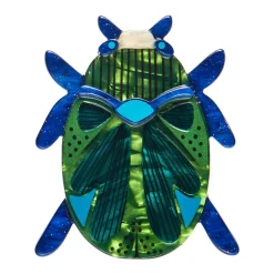 Luck Of The Beetle Brooch