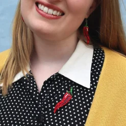 Lucky Little Horn Brooch