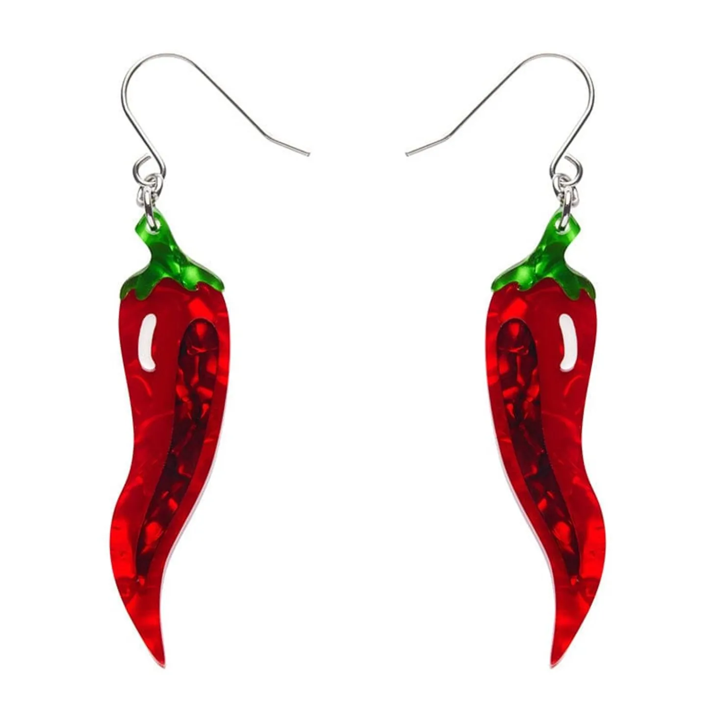 Lucky Little Horn Drop Earrings