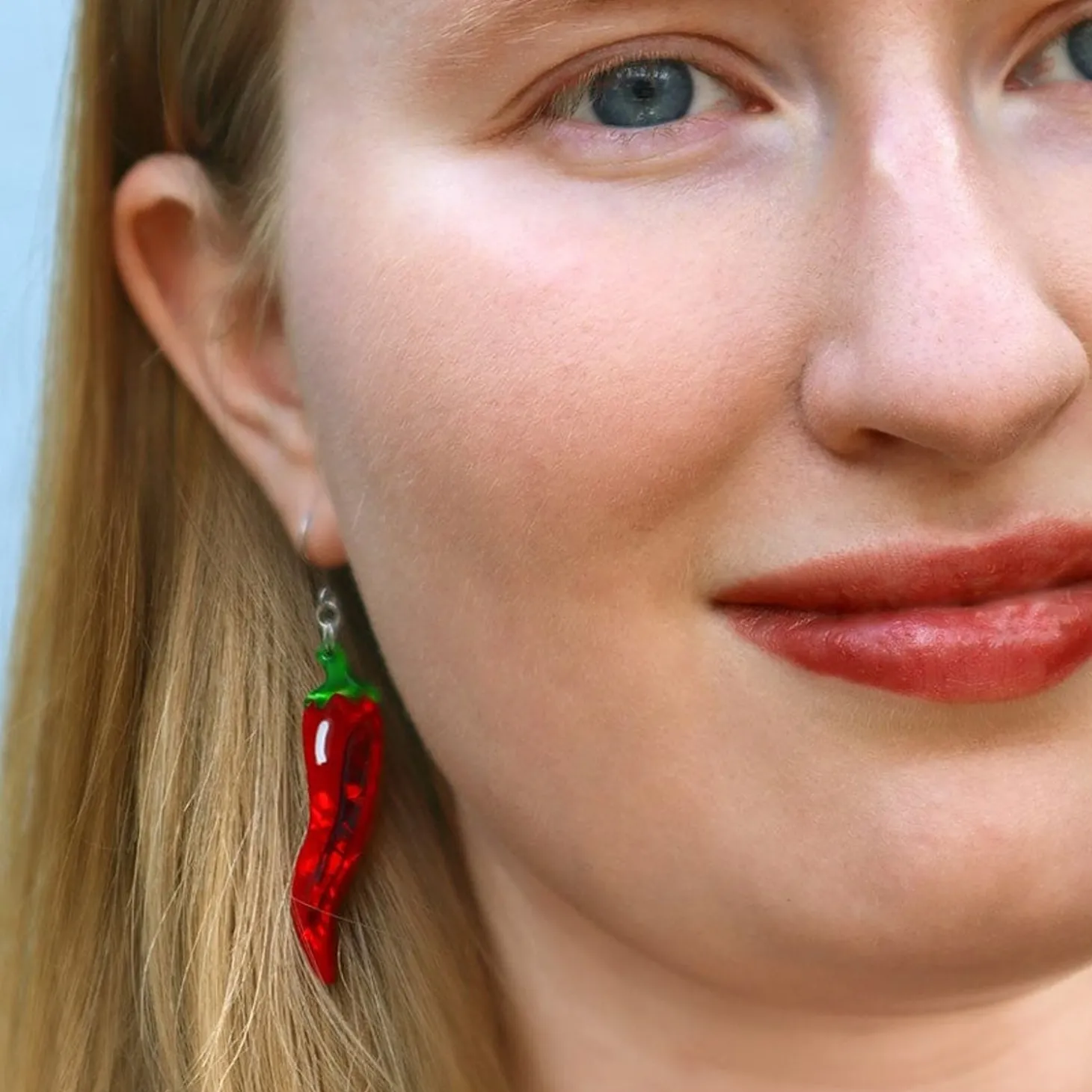 Lucky Little Horn Drop Earrings
