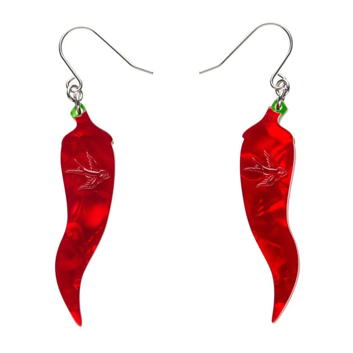 Lucky Little Horn Drop Earrings