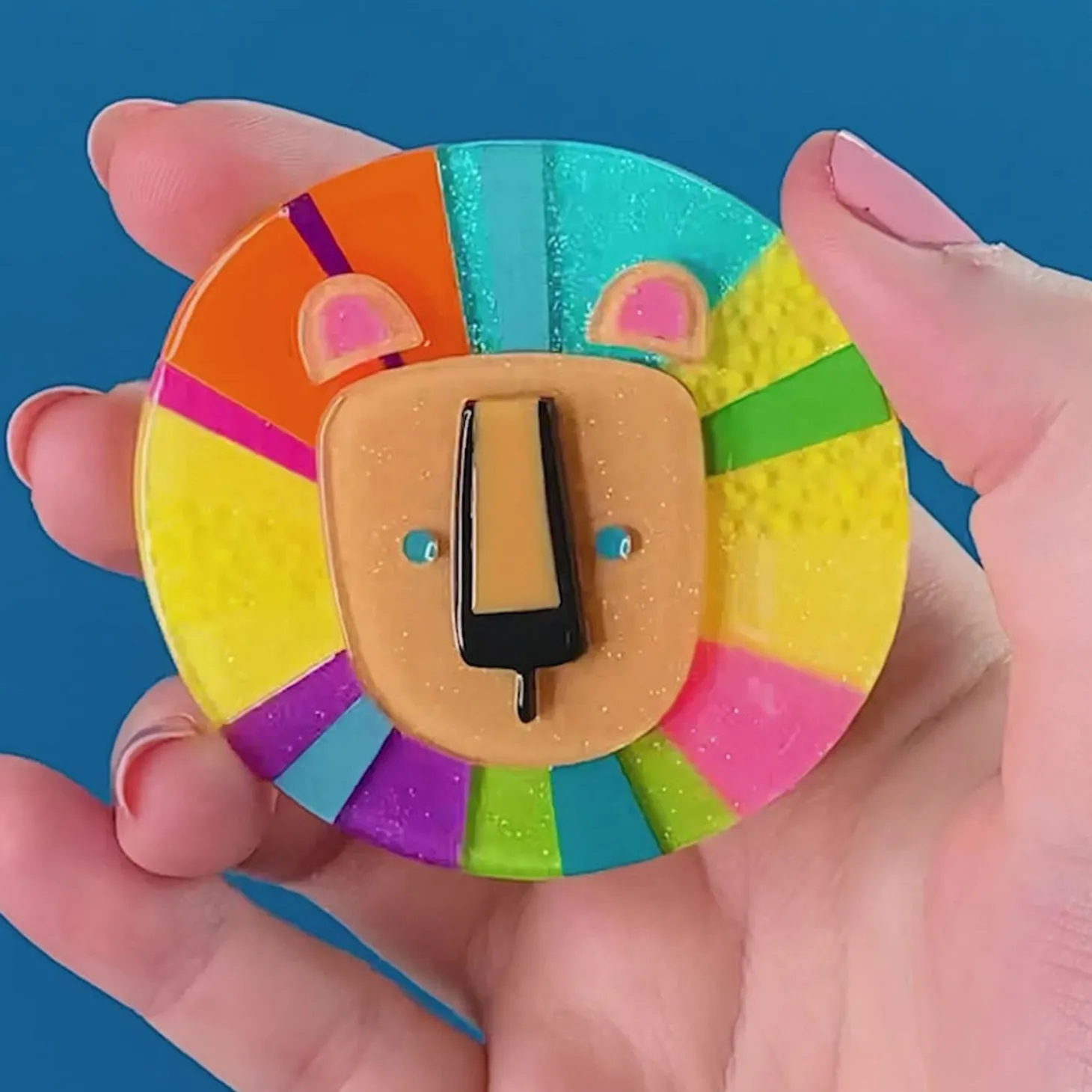 Luka The Lion Brooch