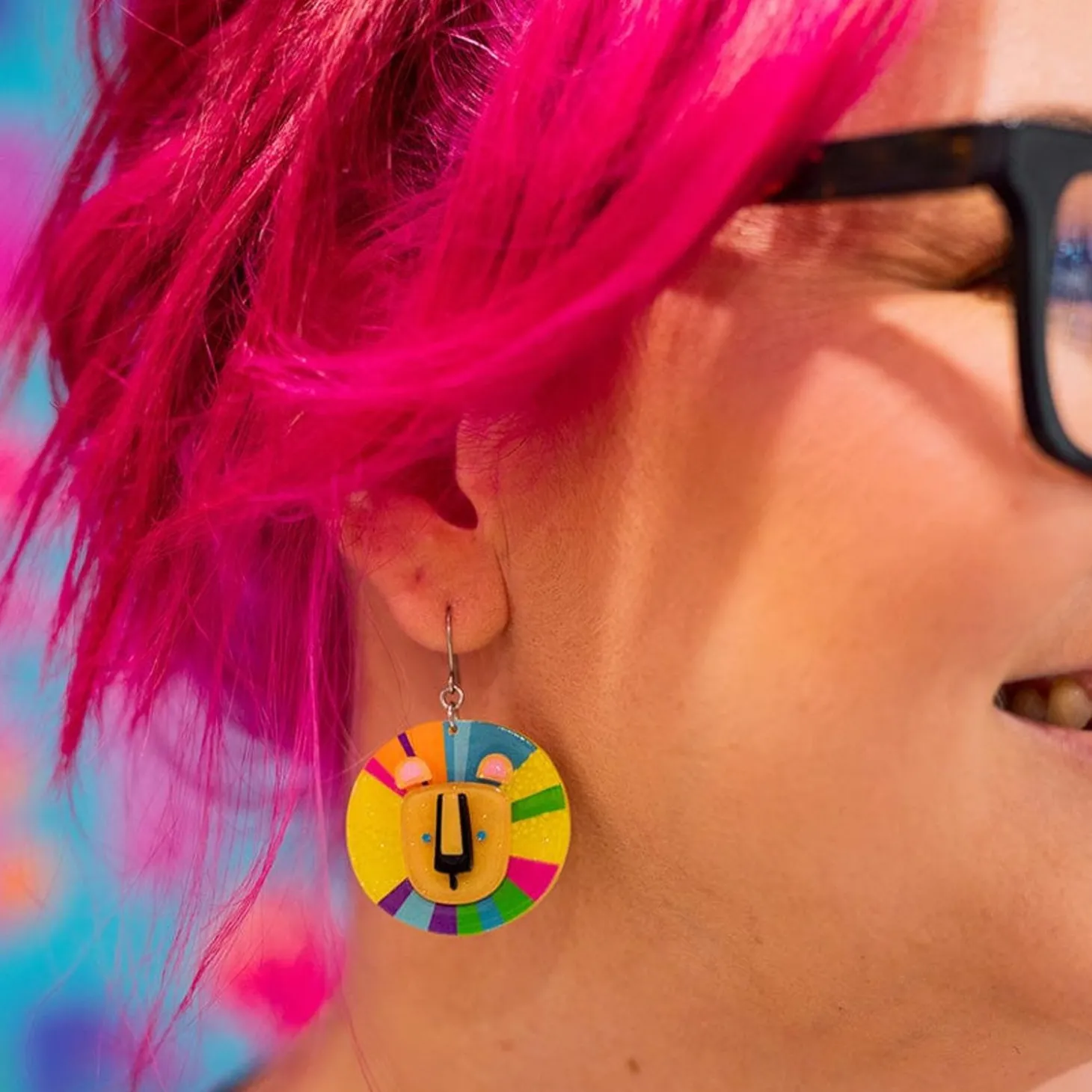 Luka The Lion Drop Earrings