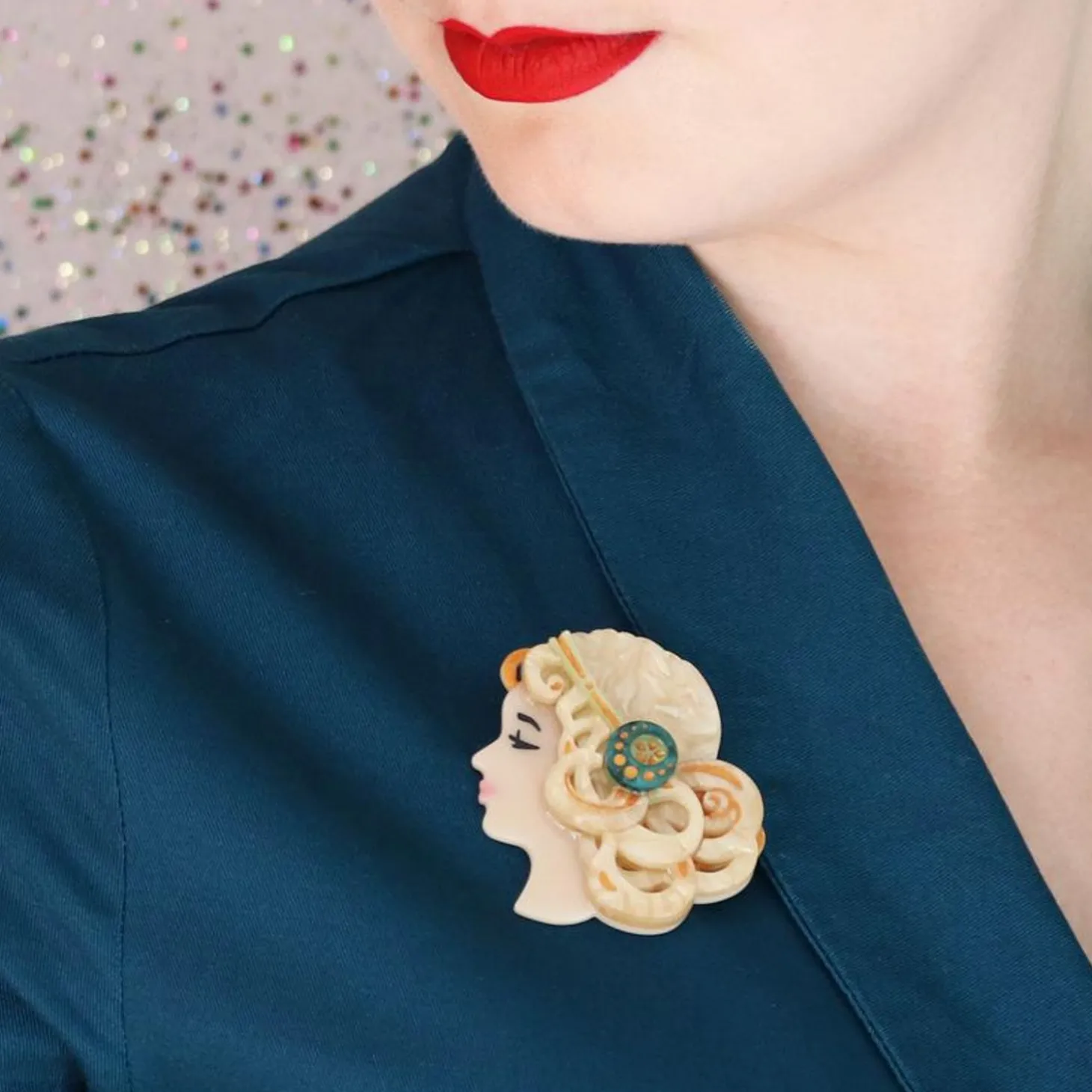 Mademoiselle Bernhardt Brooch