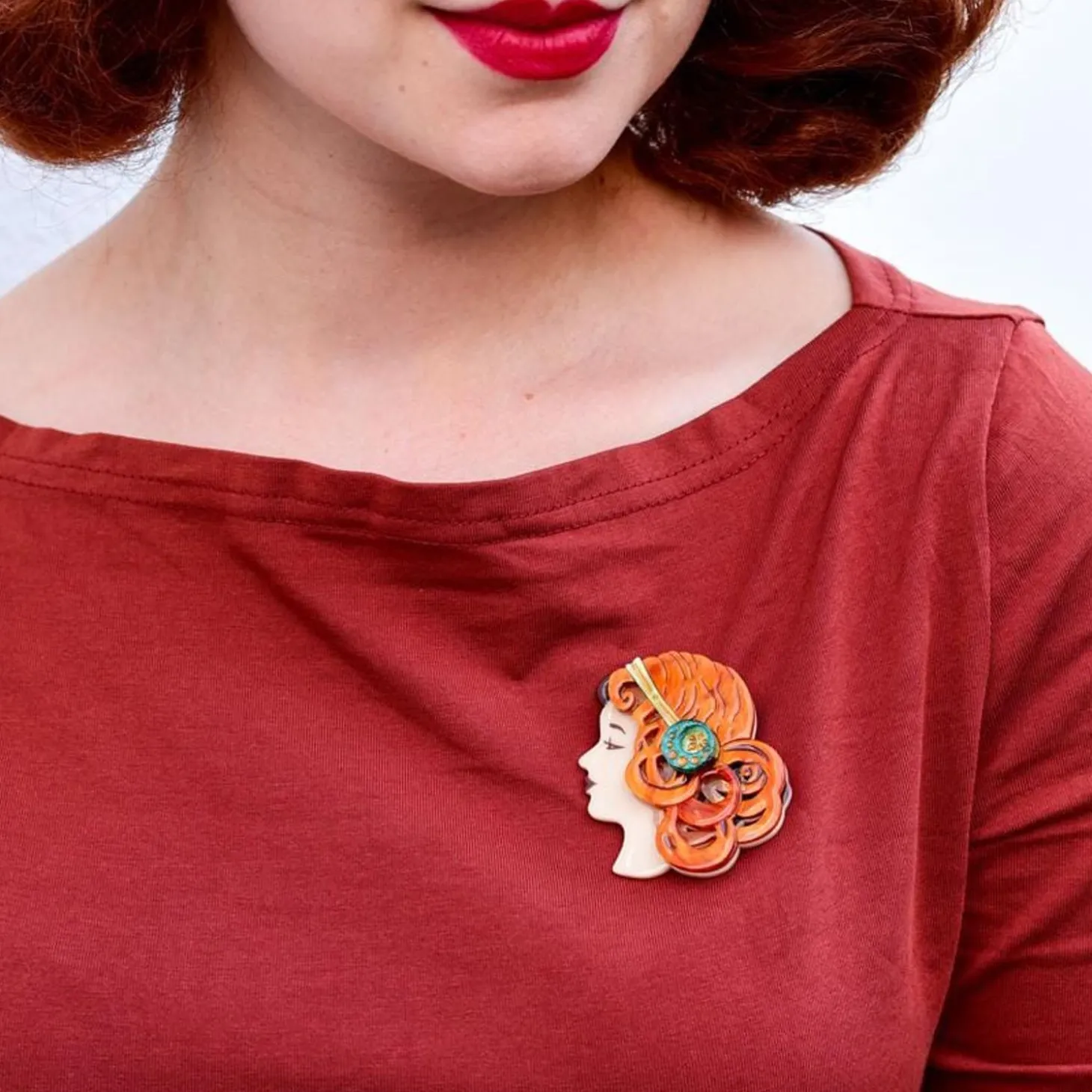 Mademoiselle Bernhardt Brooch