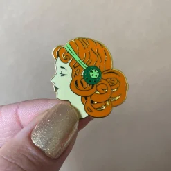 Mademoiselle Bernhardt Enamel Pin