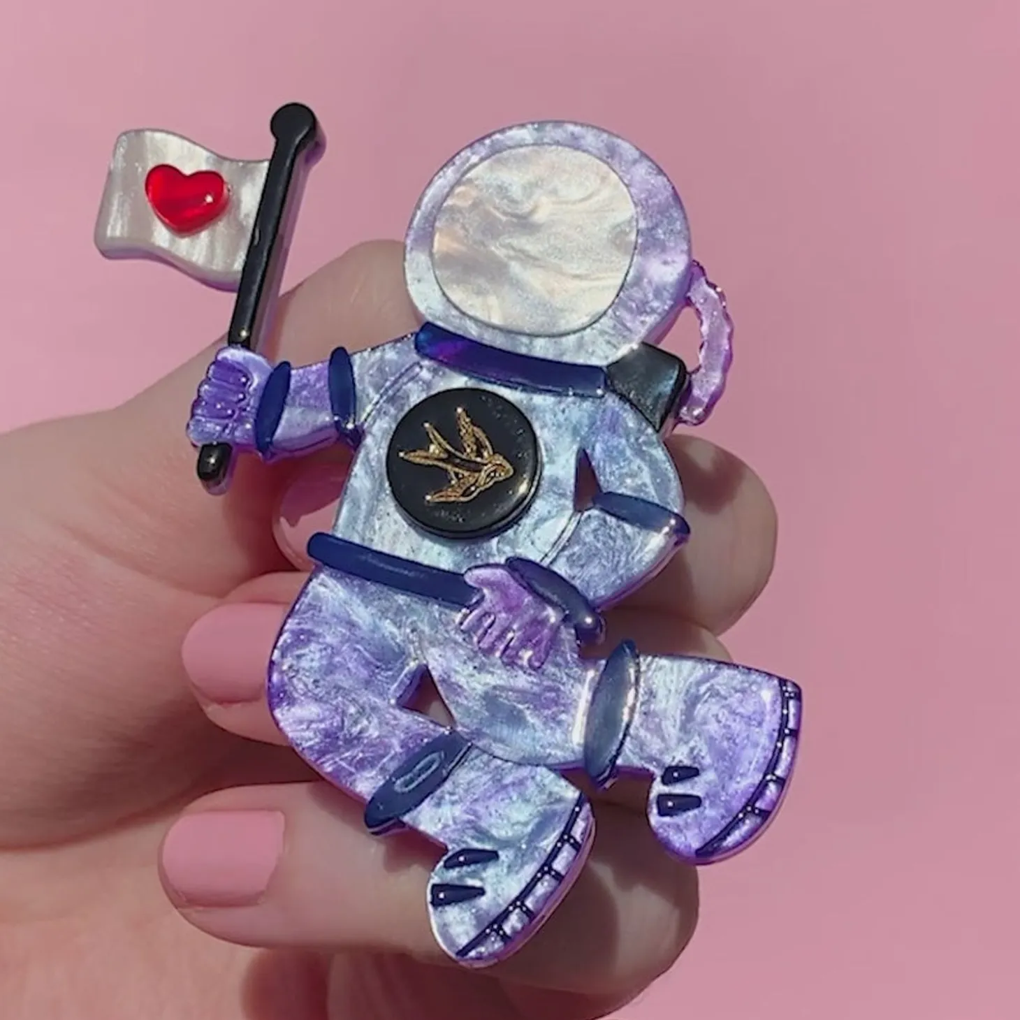 Major Tom Brooch