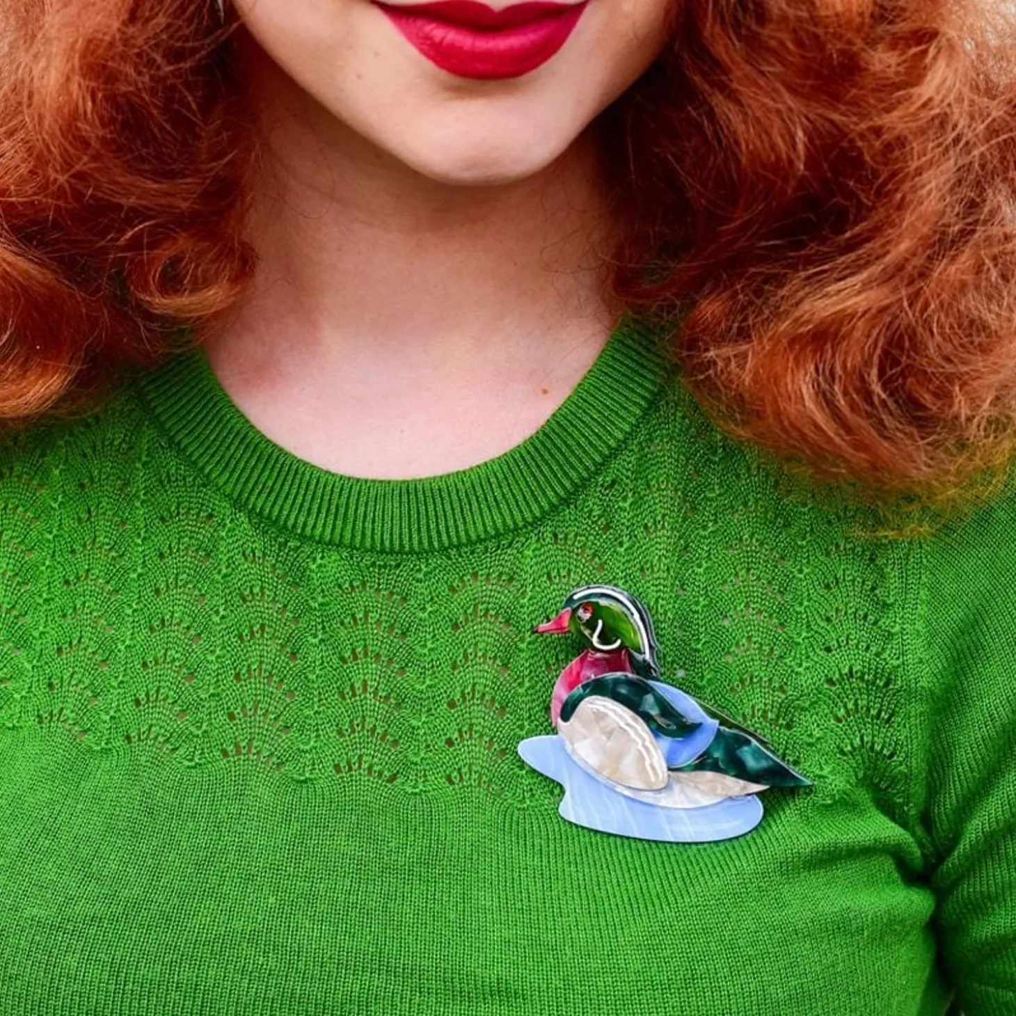 Mallard Ballard Brooch