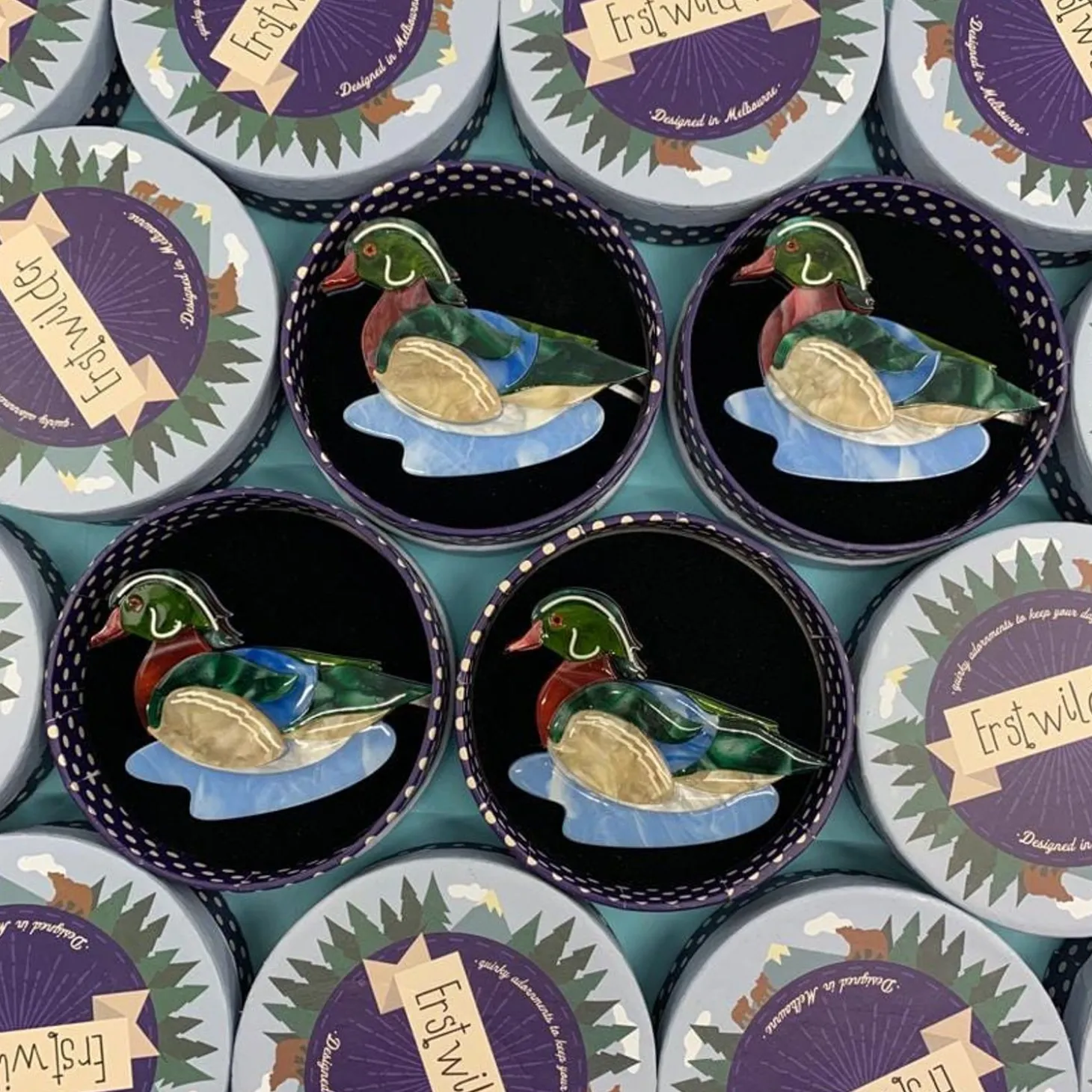 Mallard Ballard Brooch