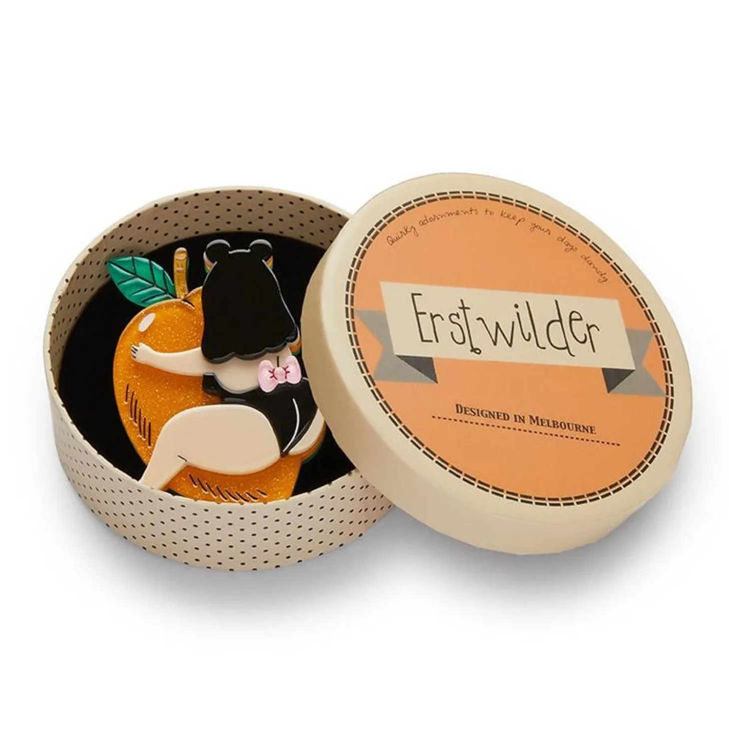 Mango Hug Brooch