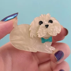 Marc The Maltese Mini Brooch
