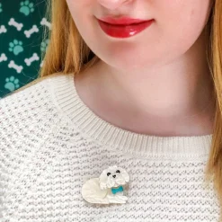 Marc The Maltese Mini Brooch