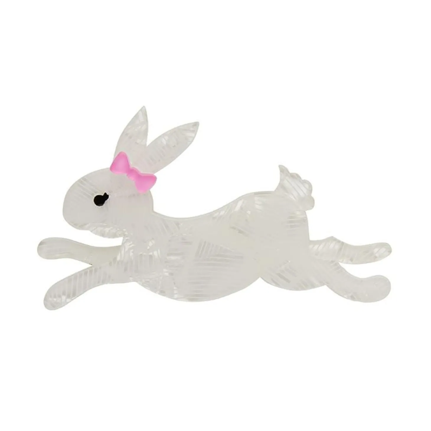 Marshmallow Rabbit Brooch