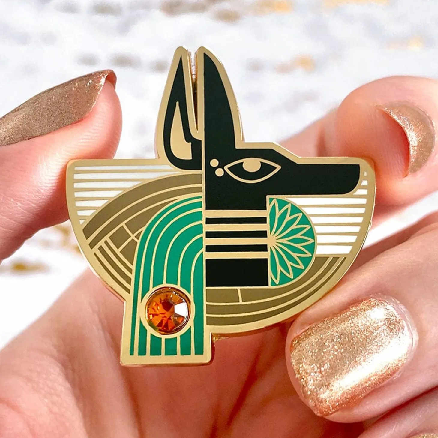 Master Of Secrets Anubis Enamel Pin