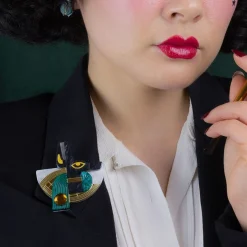 Master Of Secrets Anubis Brooch