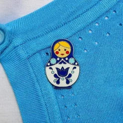 Matryoshka Memories Medium Enamel Pin