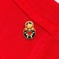 Matryoshka Memories Small Enamel Pin