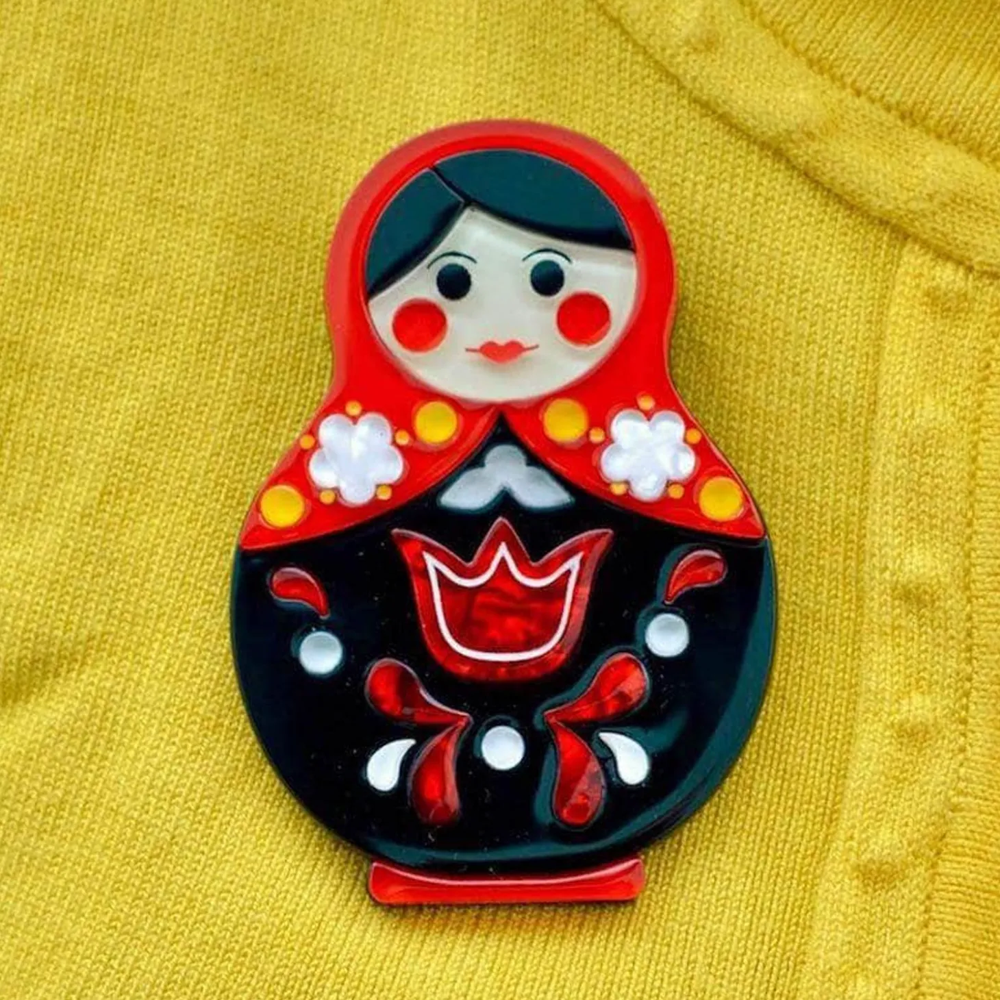 Matryoshka Memories Toy Brooch