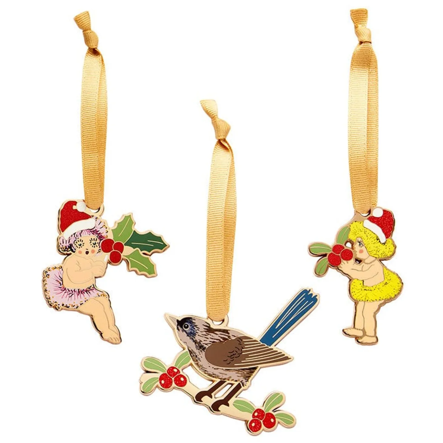 May Gibbs Christmas Tree Ornament Pack - 3 Piece