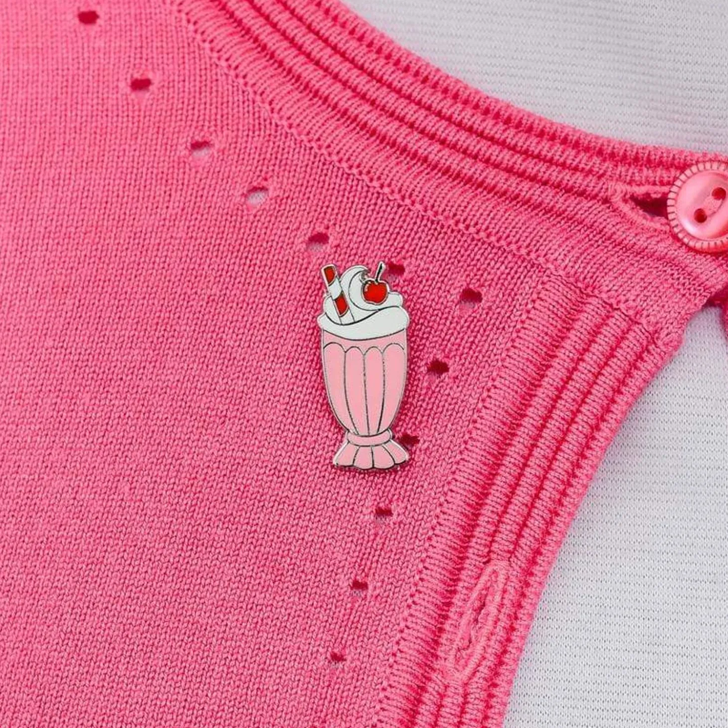 Meaningful Milkshake Enamel Pin