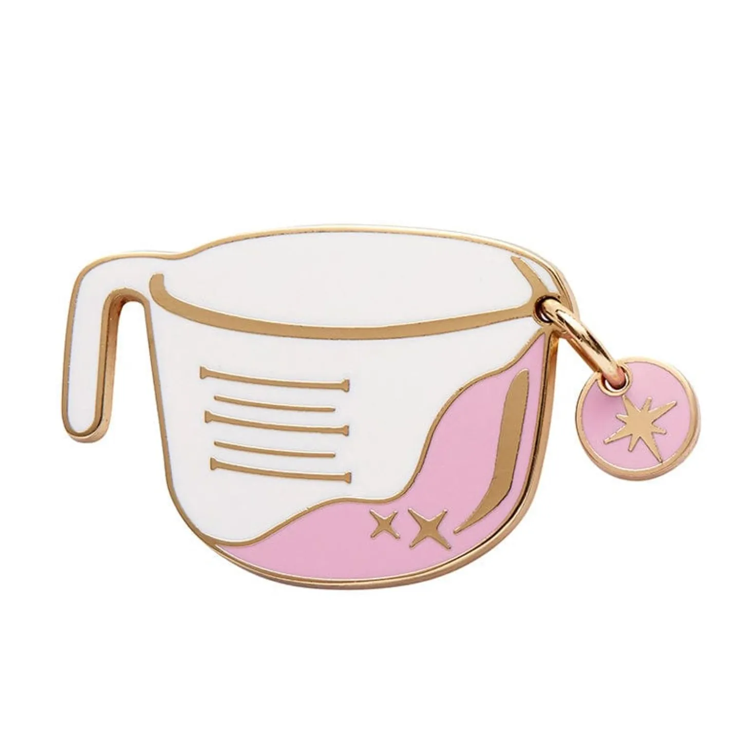 Measure Twice, Pour Once Enamel Pin