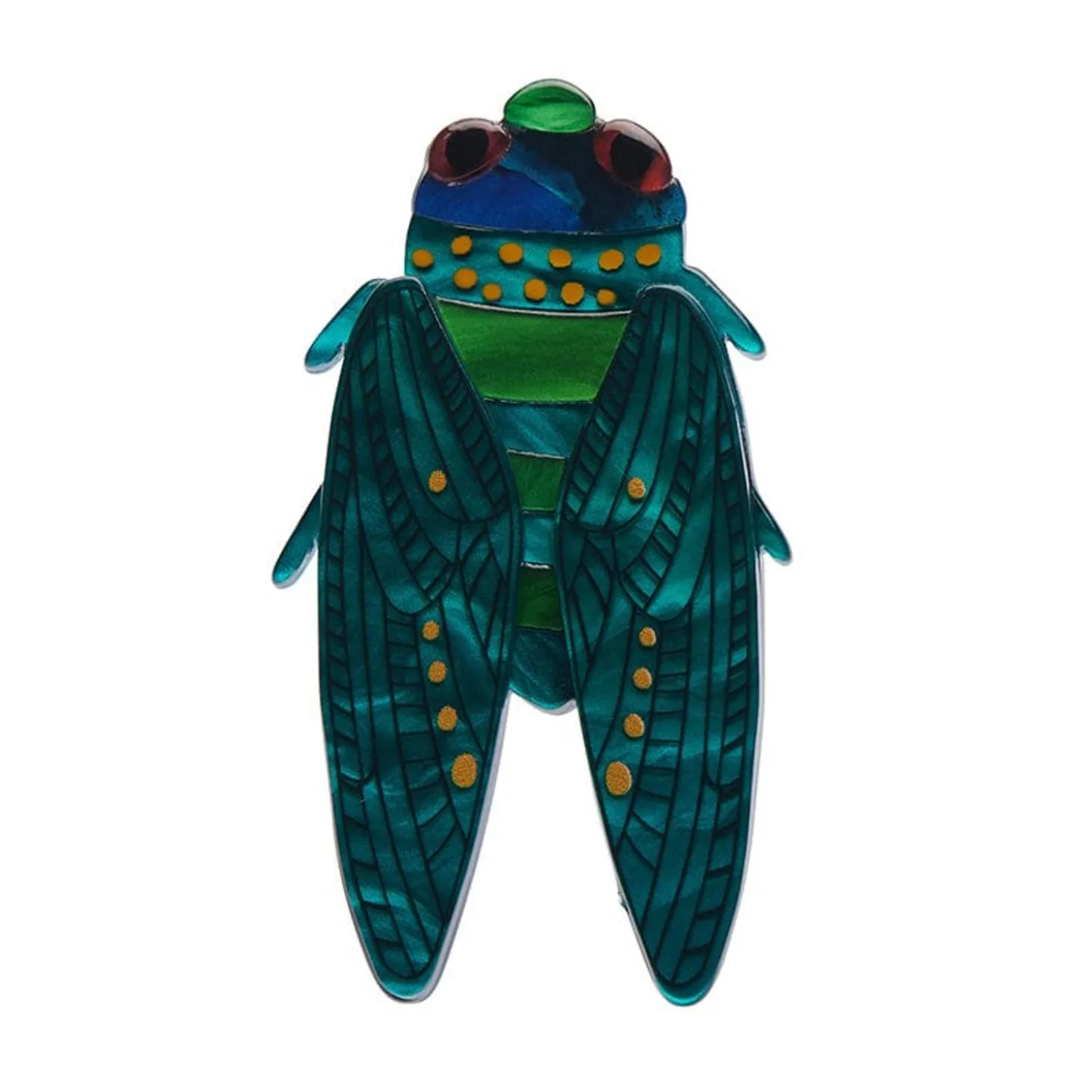 Melodic Moments Cicada Brooch