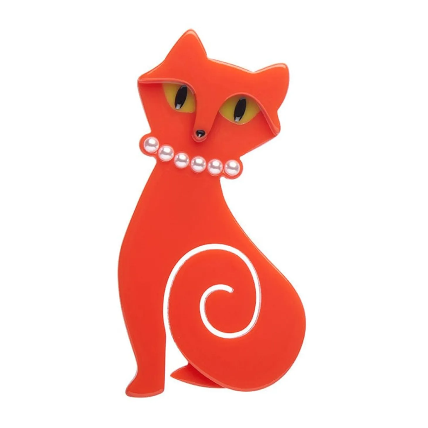 Meow At Midnight Brooch