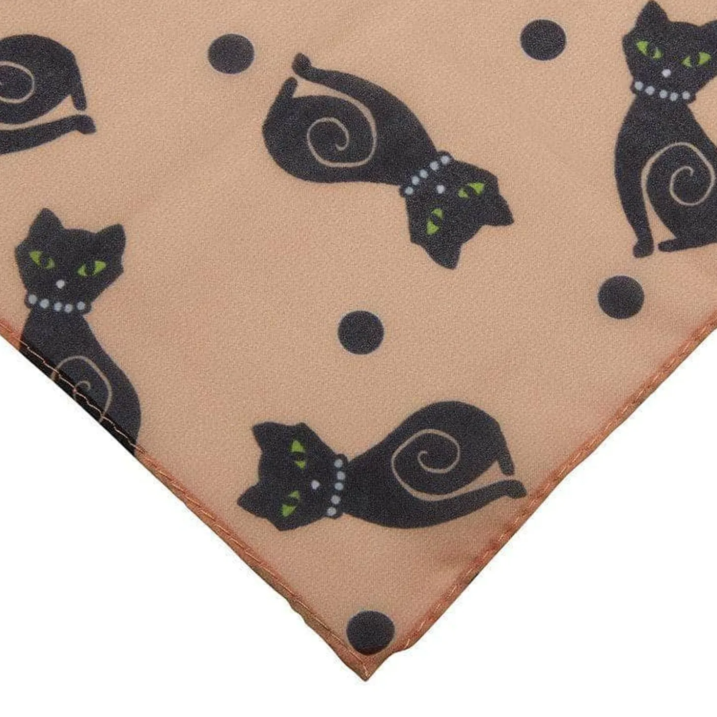 Meow At Midnight Head Scarf