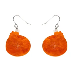 Midnight Magic Pumpkin Drop Earrings