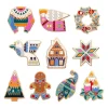Modern Holiday Enamel Pin Pack - 10 Piece