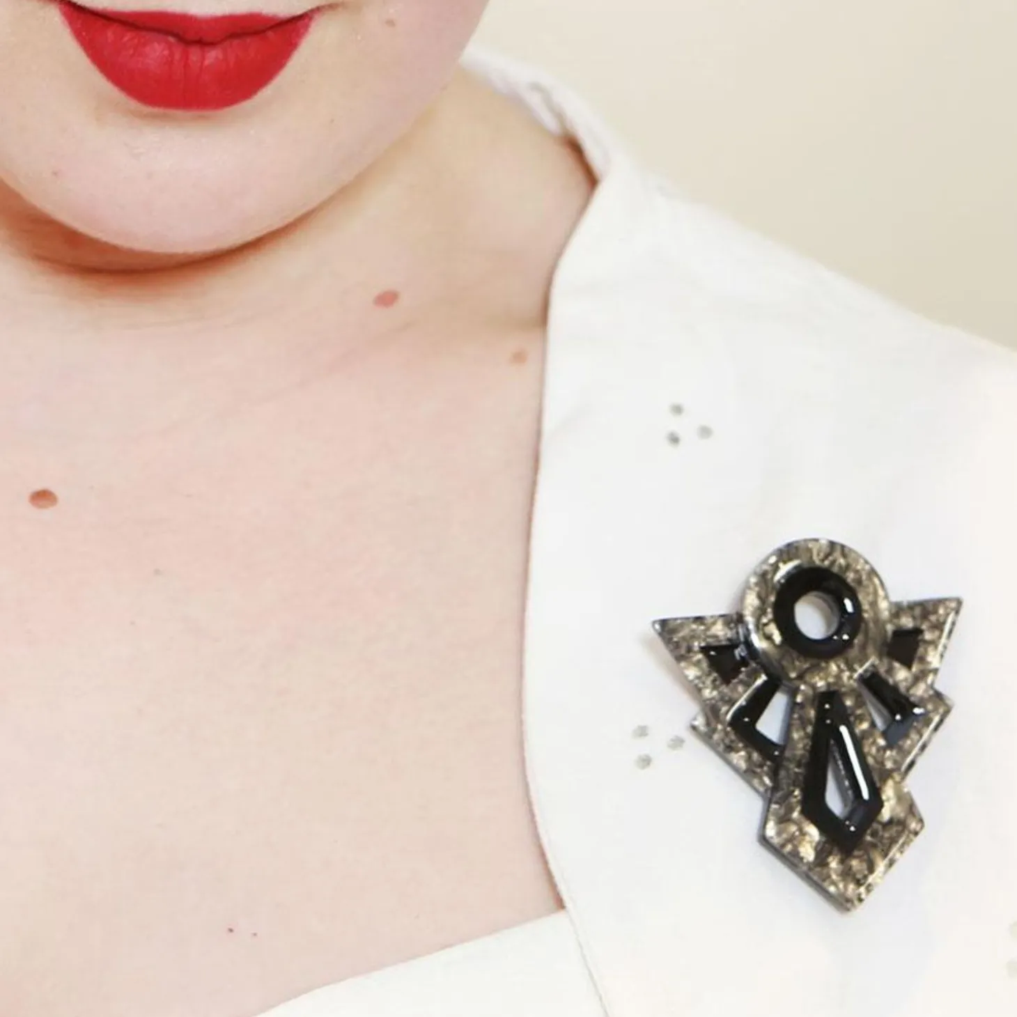 Modernist Motif Brooch