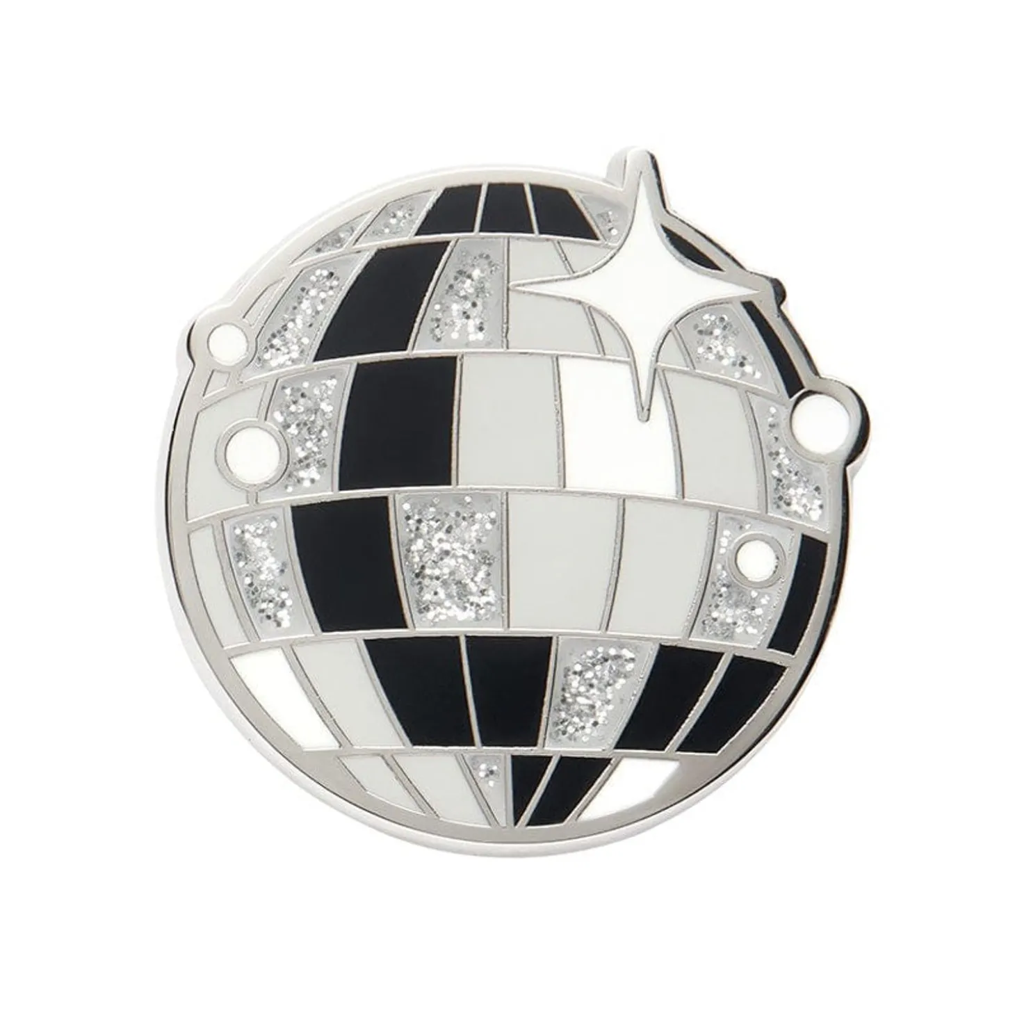 Mosaic Mirror Enamel Pin
