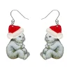 Mr. & Mrs. Bear Drop Earrings
