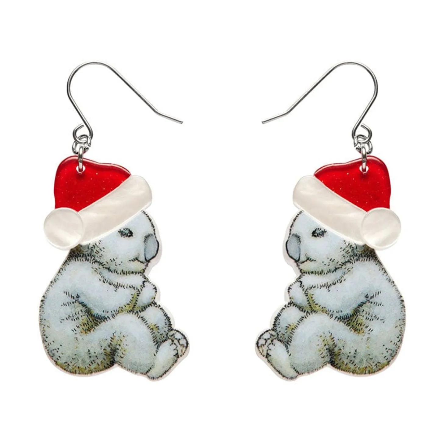 Mr. & Mrs. Bear Drop Earrings