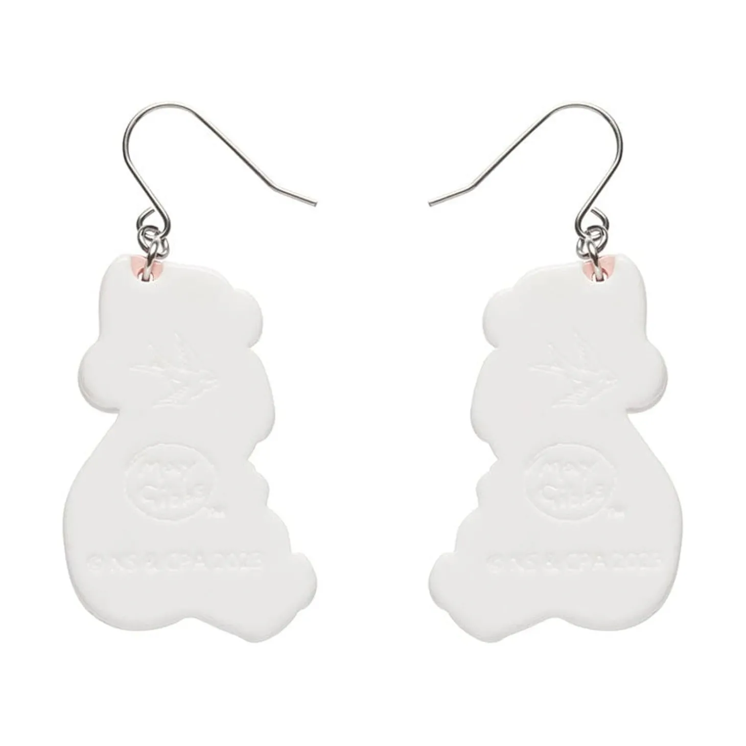 Mr. & Mrs. Bear Drop Earrings