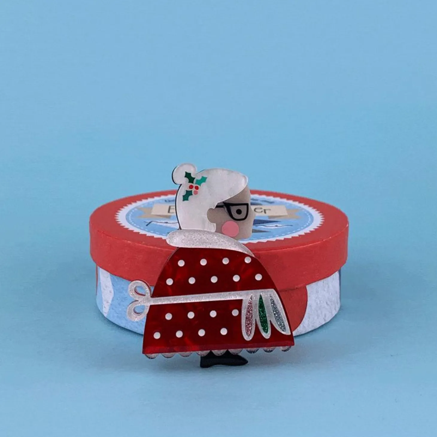Mrs. Clause Brooch