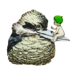 Mrs. Kookaburra Brooch