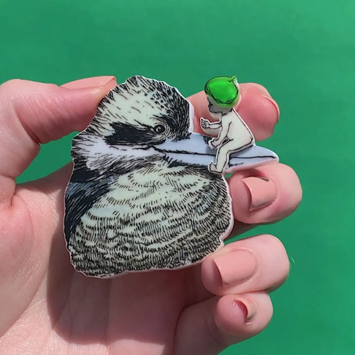 Mrs. Kookaburra Brooch