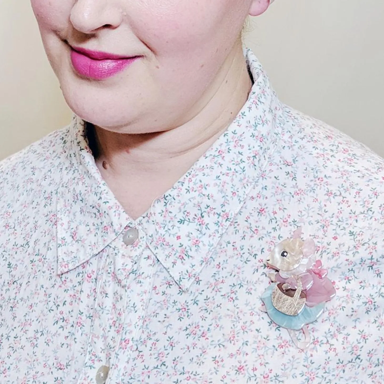 Mrs. Tittlemouse Brooch