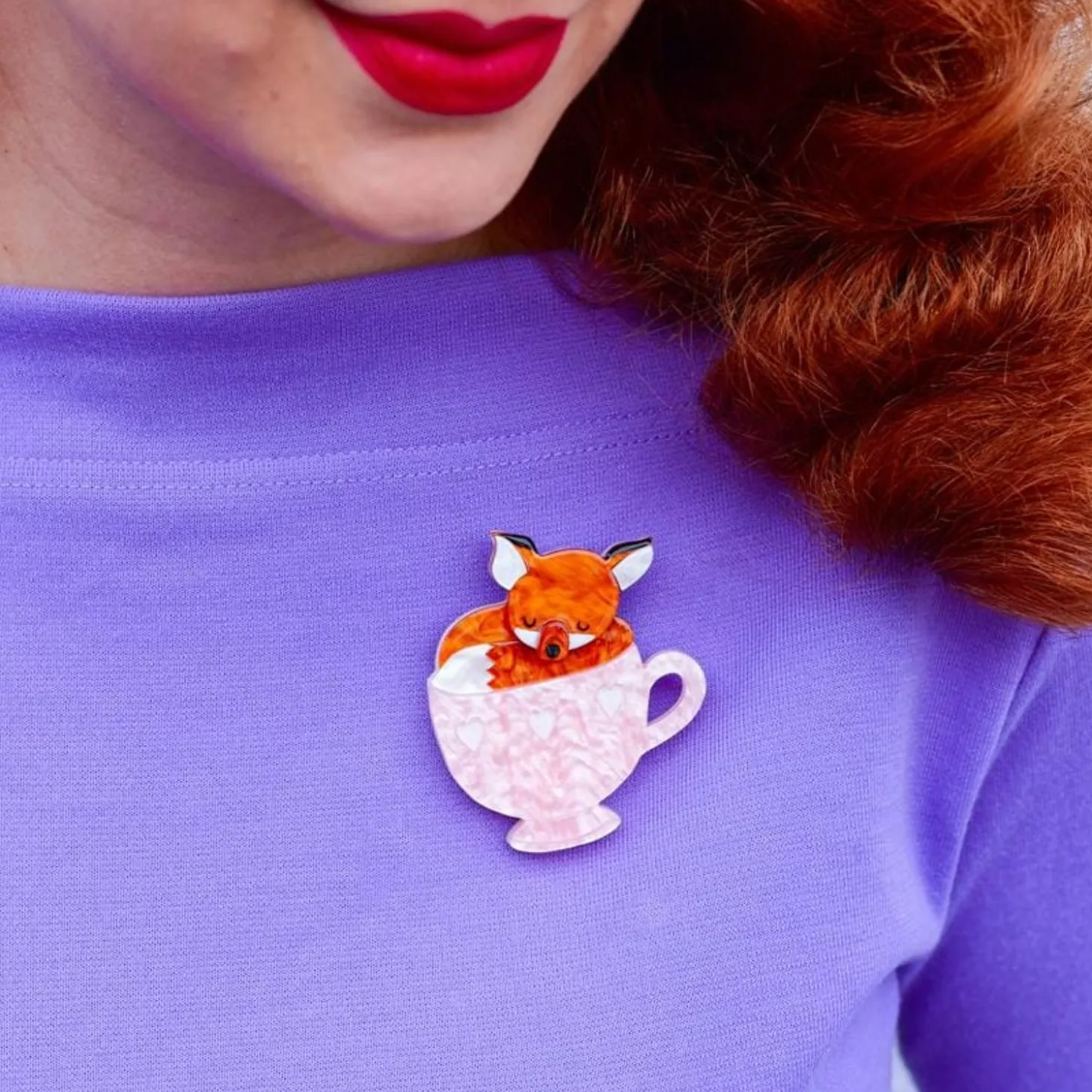 Mug Full Of Hugs Brooch
