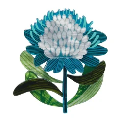 Mythical Blue Waratah Brooch