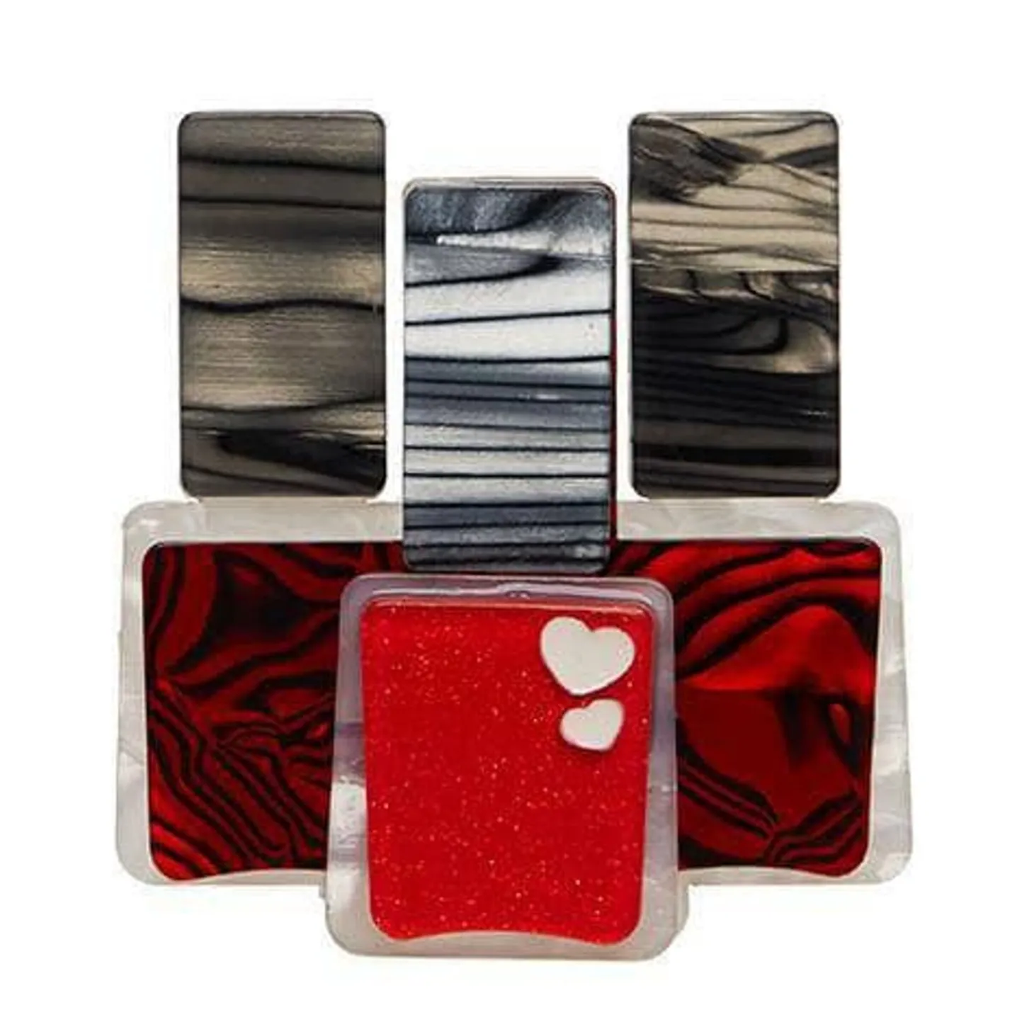 Nailed It! Brooch Red
