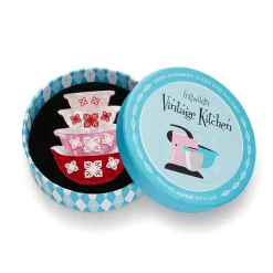 Nanna'S Prized Flower Bowls Brooch