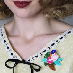 Naughty Nectar Nibbler Brooch