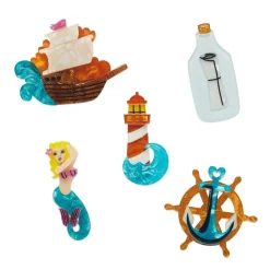 Nautical Minis Brooch Set - 5 Pack
