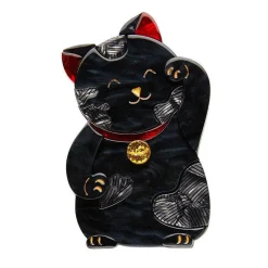 Neko The Beckoner Brooch